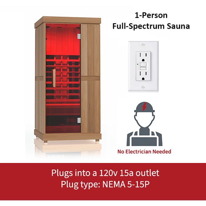 Finnmark FD-1 Full-Spectrum Infrared Sauna (1 Person)