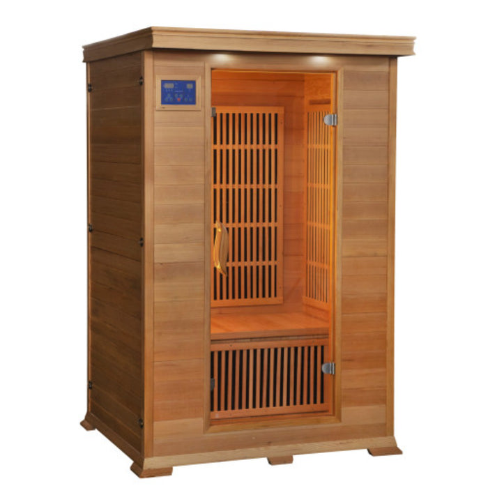 SunRay The Evansport, 2-Person Indoor Infrared Cedar Sauna