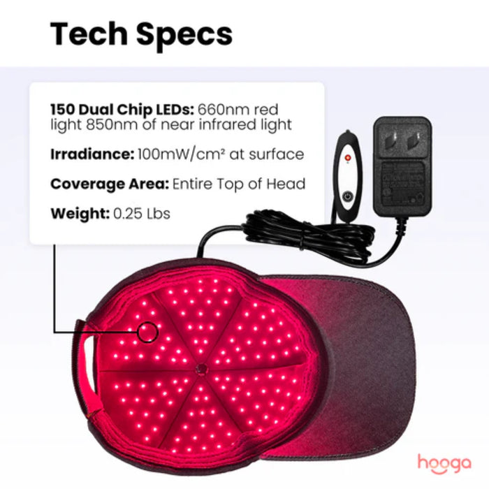 Hooga Health Red Light Therapy Hat