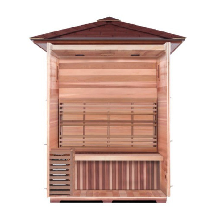 SunRay The Waverly, 3-Person Outdoor Traditional Sauna with 4.5 kW Harvia Heater