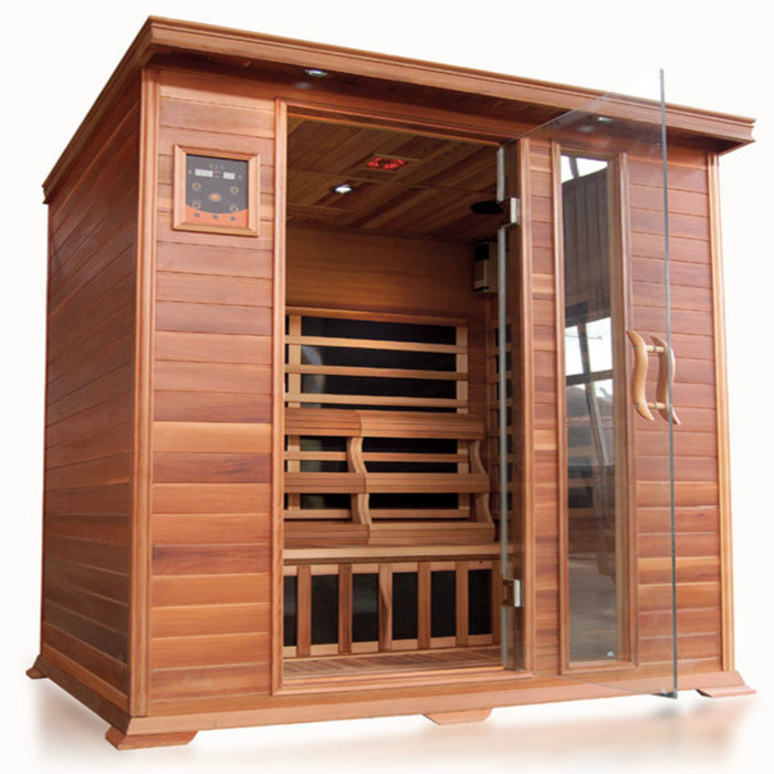 SunRay The Savannah, 3-Person Indoor Infrared Cedar Sauna