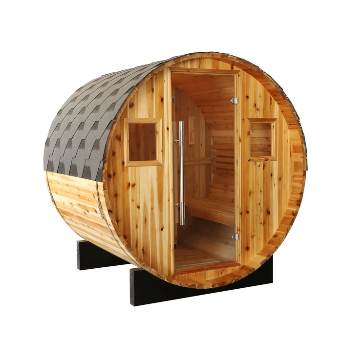 SunRay Aurora 2-4 Person Traditional Barrel Sauna