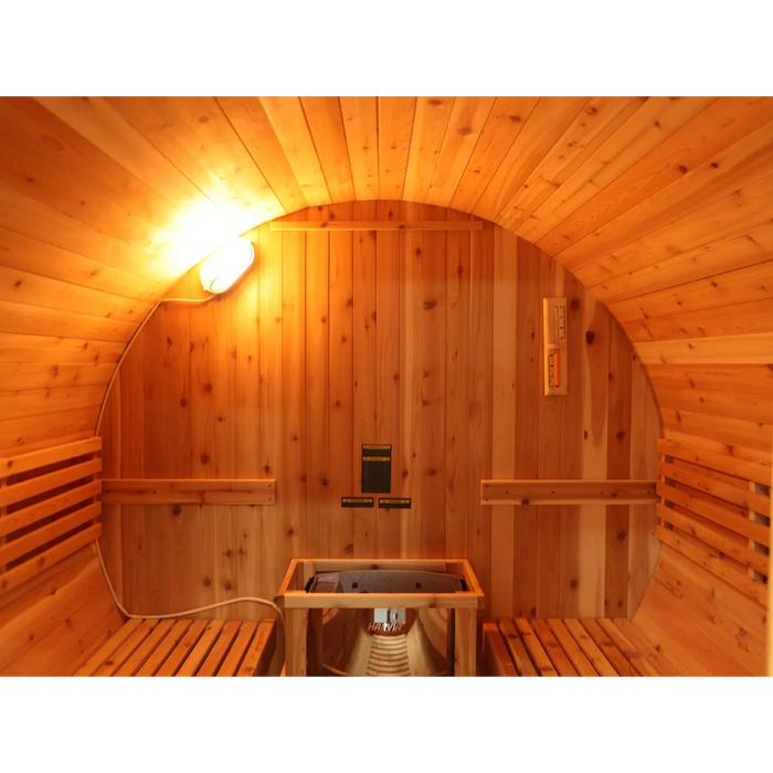 SunRay Galley 4-Person Traditional Barrel Sauna