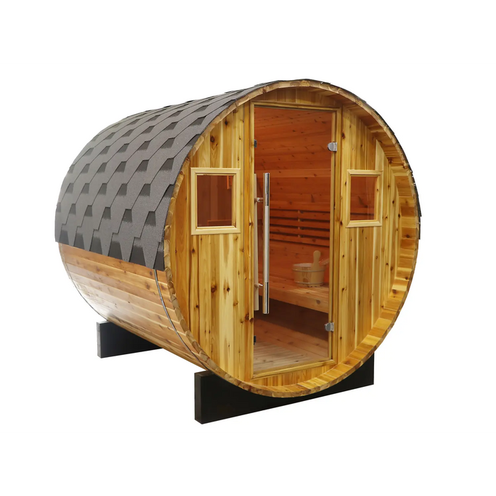 SunRay Galley 4-Person Traditional Barrel Sauna