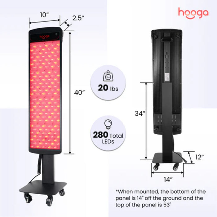 Hooga SaunaPRO Red Light Therapy Panel 5.9" x 3.9"