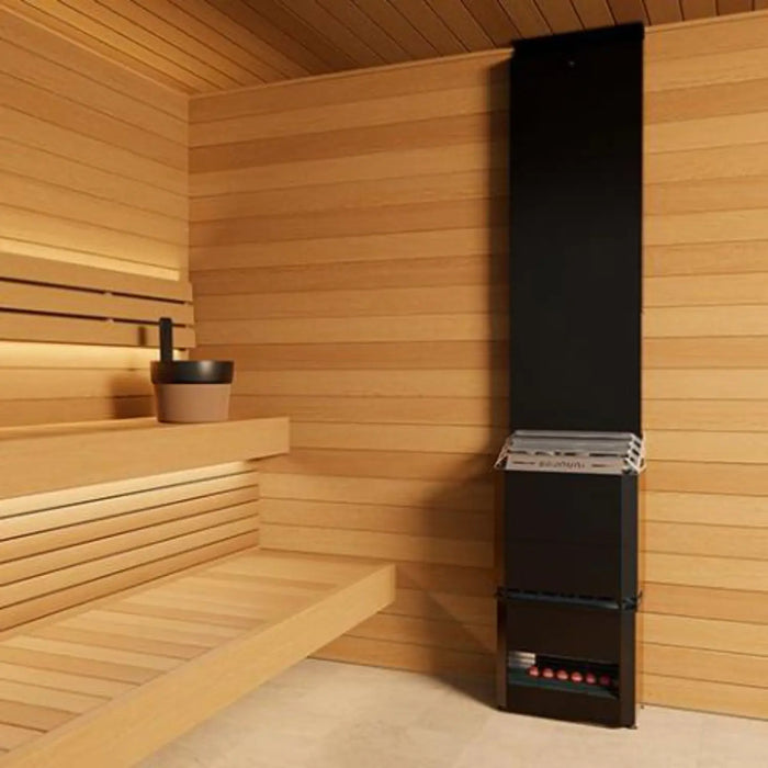 Saunum AIR 7 Sauna Heater Air Series, 6.4kW Sauna Heater w/Climate Equalizer, AirIQ Wi-Fi Controller and Stones