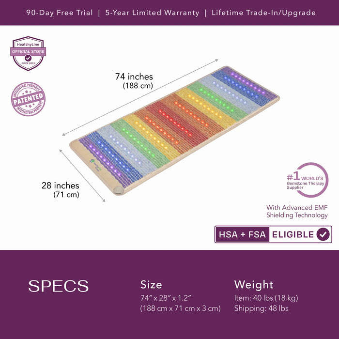 HealthyLine Rainbow Chakra 360 Wrap Set
