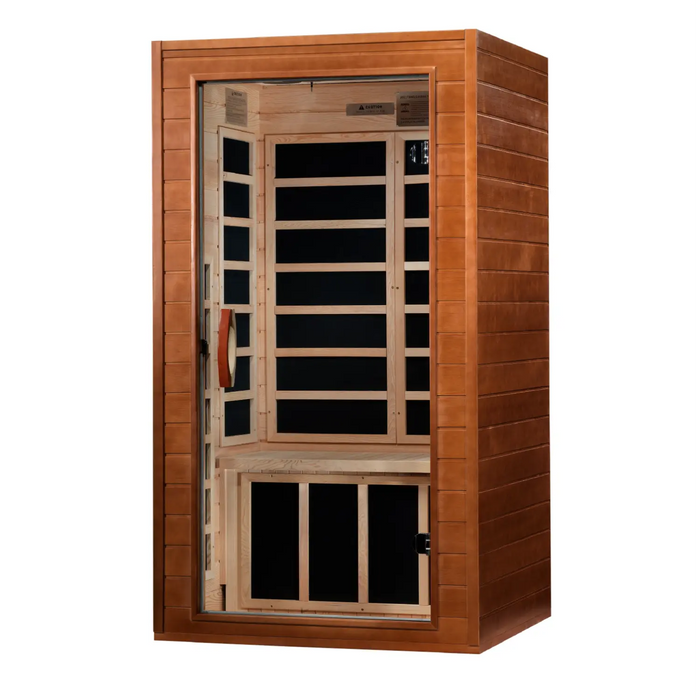 Dynamic Sauna, Avila 1-2-person Low EMF (Under 8MG) FAR Infrared Sauna (Canadian Hemlock)Second