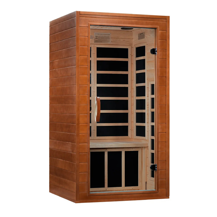 Dynamic Sauna, Avila 1-2-person Low EMF (Under 8MG) FAR Infrared Sauna (Canadian Hemlock)Second