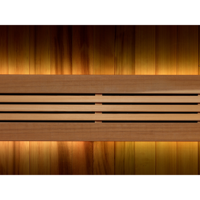 Golden Designs 2025 Updated "Sundsvall Edition" 2 Person Traditional Sauna - Canadian Red Cedar Interior and Pacific Premium Clear Cedar Exterior