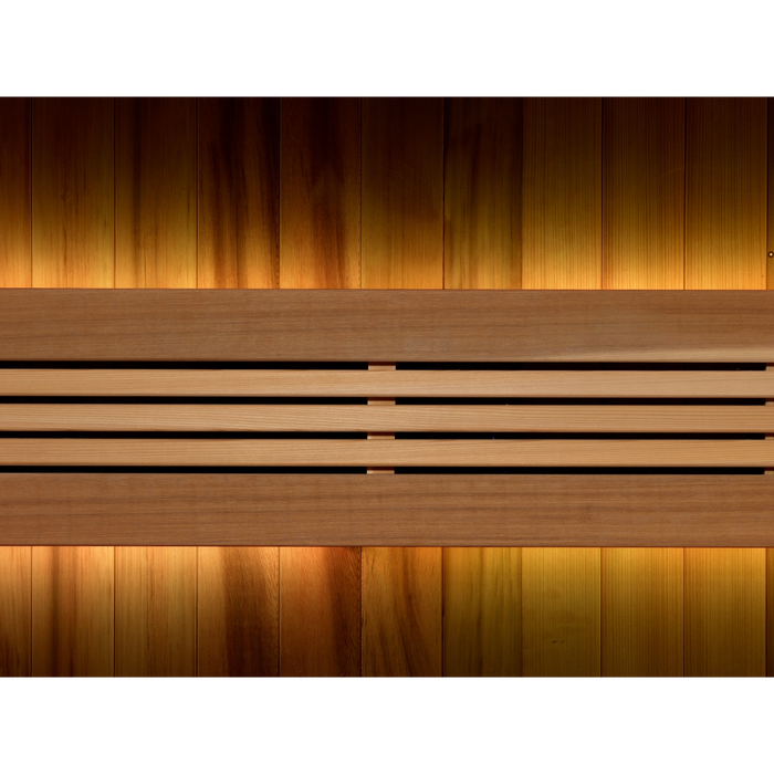 Golden Designs 2025 Updated "Copenhagen Edition" 3 Person Traditional Sauna - Canadian Red Cedar Interior and Pacific Premium Clear Cedar Exterior