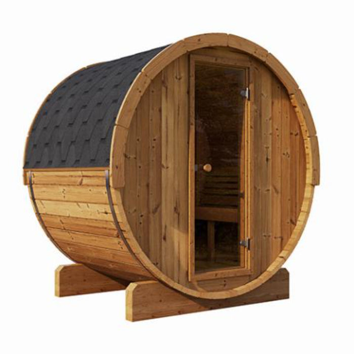 SaunaLife Model E6 Barrel Sauna, ERGO-Series (3-person)