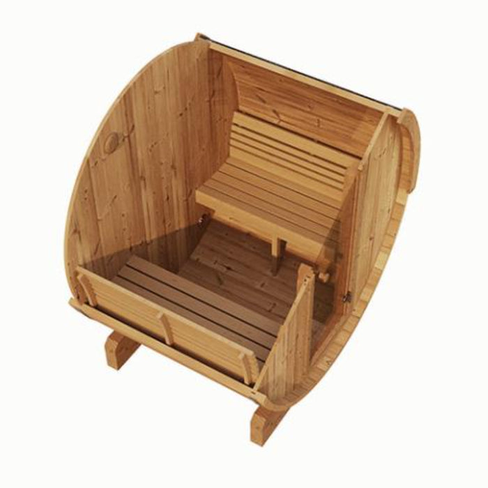 SaunaLife Model E6 Barrel Sauna, ERGO-Series (3-person)