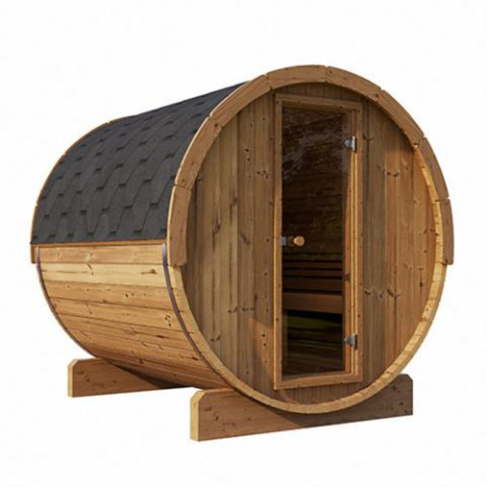 SaunaLife Model E8 Barrel Sauna, ERGO Series (6-Person)