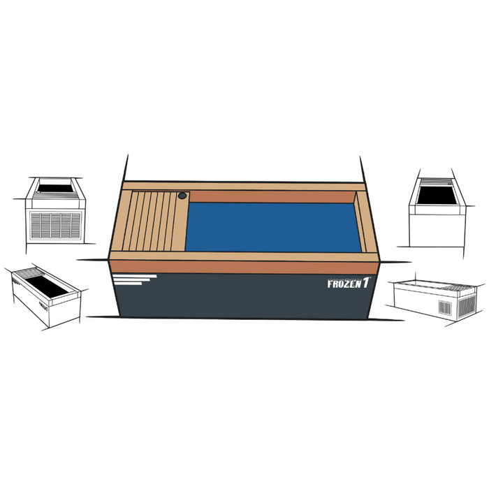 Medical Sauna, Frozen 1™ Cold Plunge / Standard Size (Up to 6'1, 275 lbs)