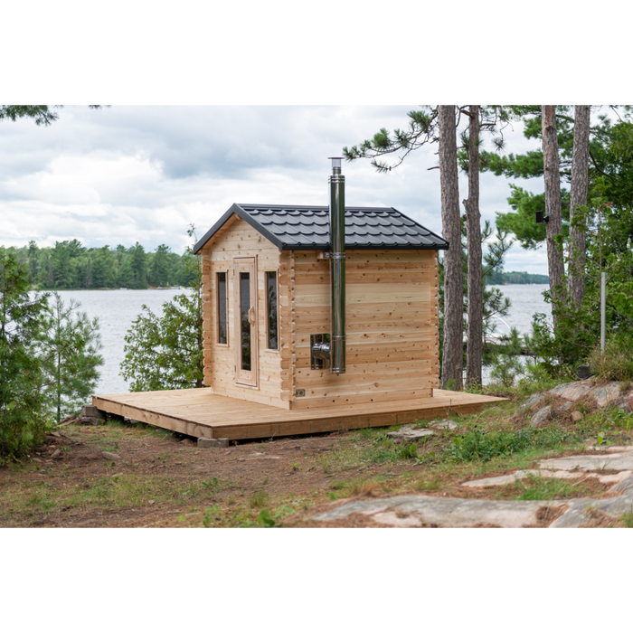 Dundalk Leisurecraft Georgian Cabin Outdoor Sauna (2-6 Person)