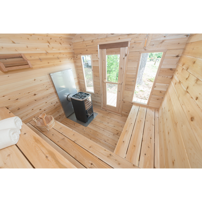 Dundalk Leisurecraft Georgian Cabin Outdoor Sauna (2-6 Person)