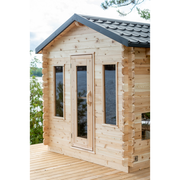 Dundalk Leisurecraft Georgian Cabin Outdoor Sauna (2-6 Person)