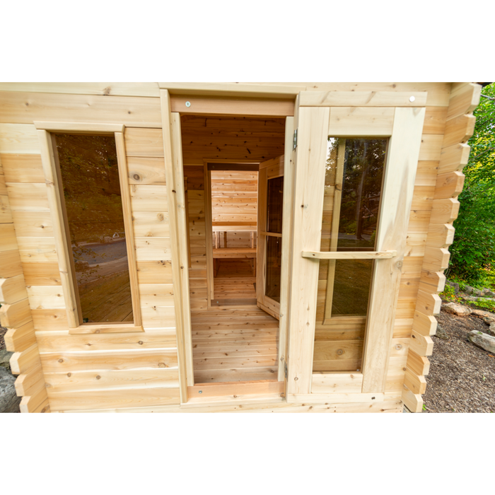 Georgian Cabin Outdoor Sauna with Change Room (2-6 Person)