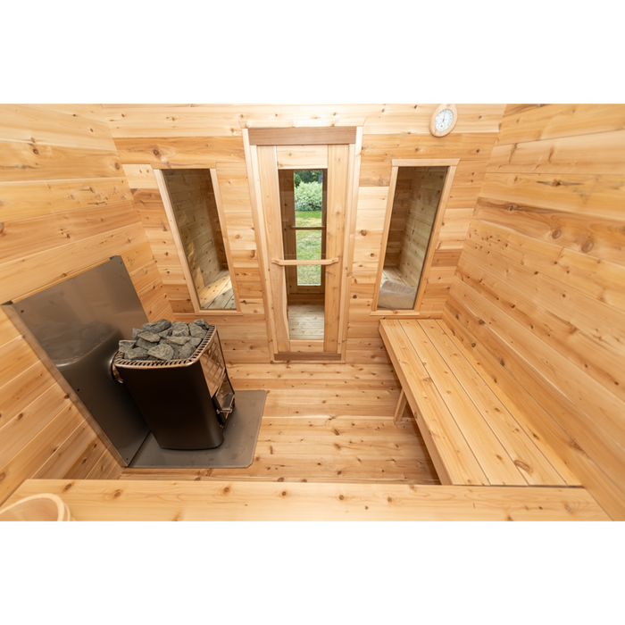 Georgian Cabin Outdoor Sauna with Change Room (2-6 Person)