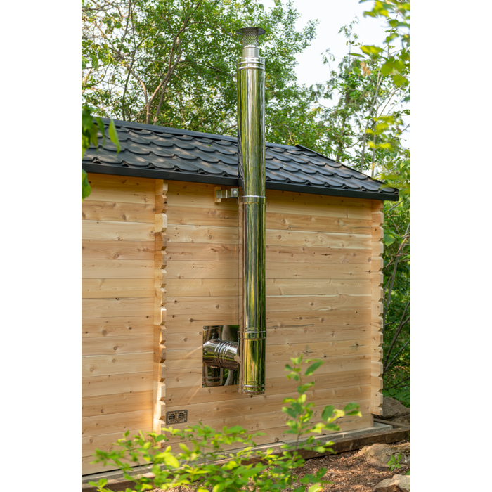 Georgian Cabin Outdoor Sauna with Change Room (2-6 Person)