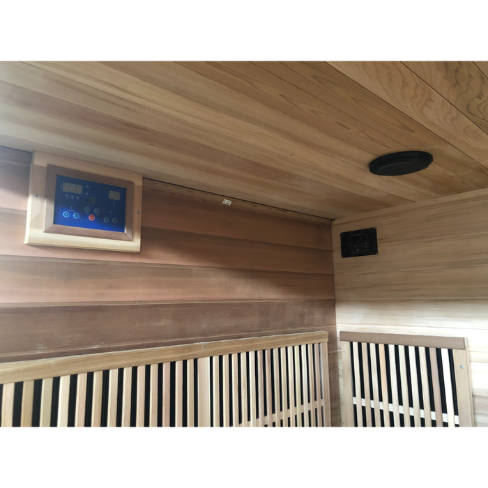 The Roslyn, 4-Person Indoor Infrared Cedar Sauna