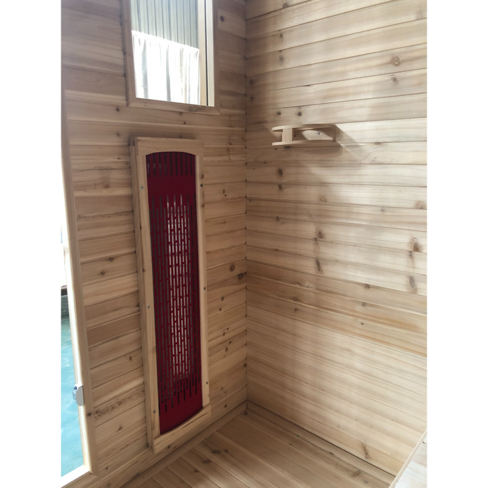 SunRay The Cayenne, 4-Person Outdoor Infrared Sauna