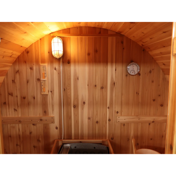 SunRay Solace 2-Person Traditional Barrel Sauna