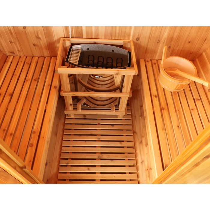 SunRay Solace 2-Person Traditional Barrel Sauna