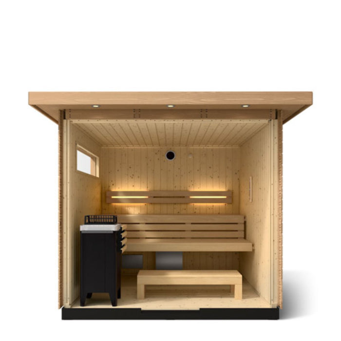 Kohler, C2 Outdoor Traditional Sauna Kit, Douglas Fir, Up to 5 Persons