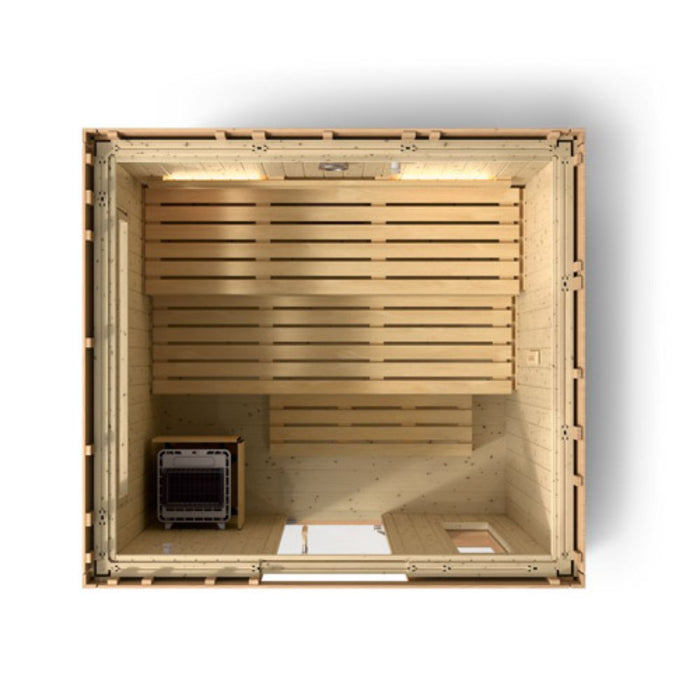 Kohler, C2 Outdoor Traditional Sauna Kit, Douglas Fir, Up to 5 Persons