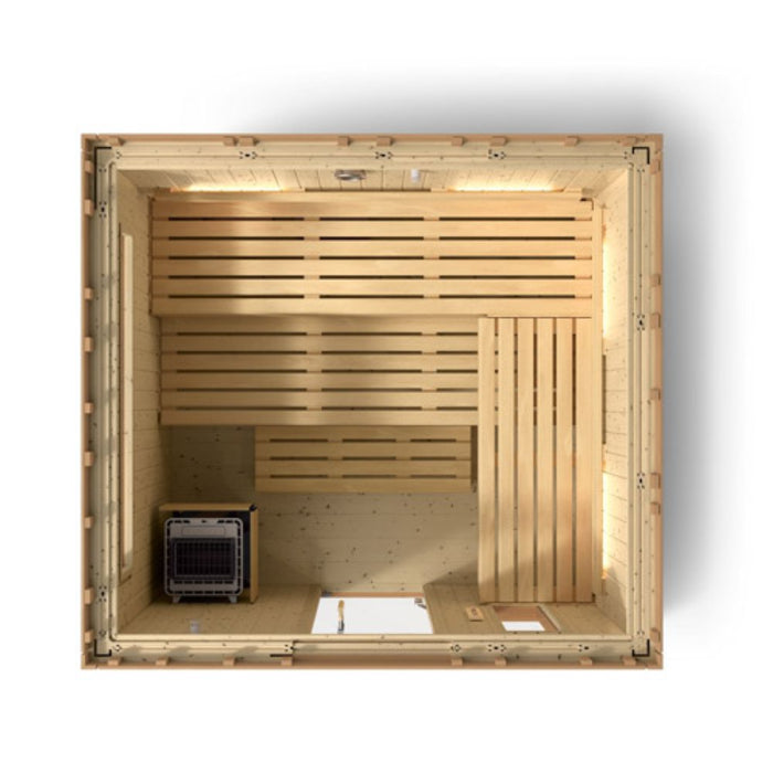 Kohler, C2 Outdoor Traditional Sauna Kit, Douglas Fir, Up to 6 Persons