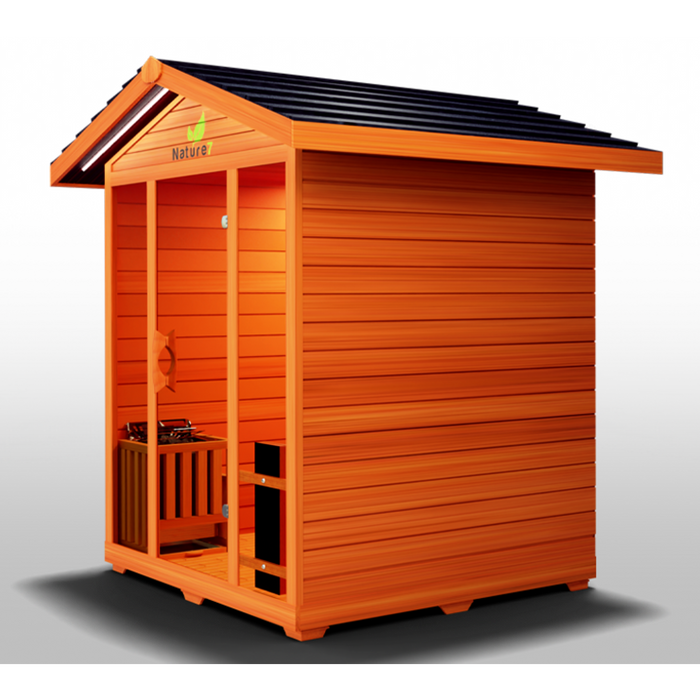 Medical Sauna, Nature 7 ™ Outdoor Hybrid Sauna (3-4 Person)