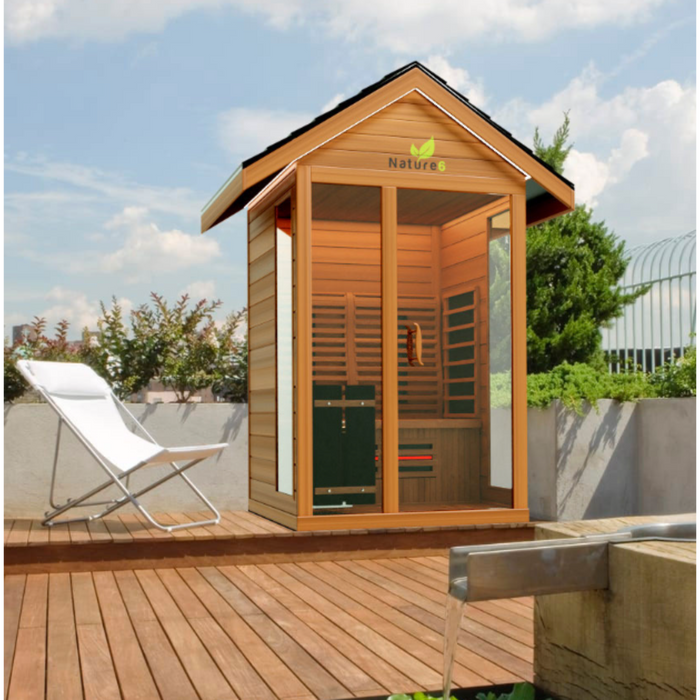 Medical Sauna, Nature 6 Outdoor Infrared Saunas (3 Person)