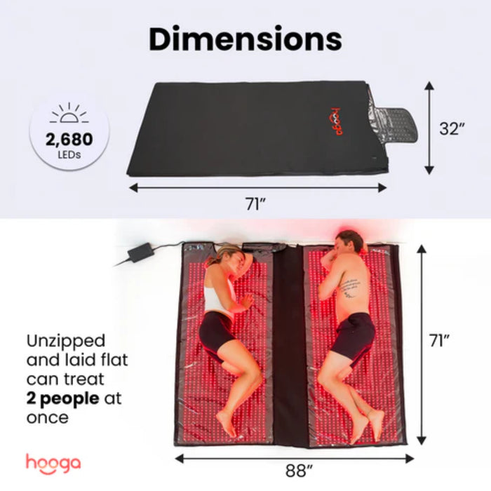 Hooga Health Red Light Therapy Blanket Pod, Full Body (Extra Large)