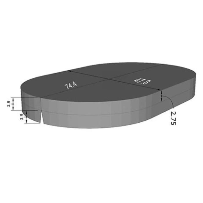 SaunaLife S2 Cover, Insulated Cover for SaunaLife S2 series Hot/Cold plunge tubs