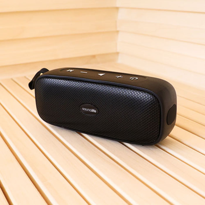 SaunaLife Verse Bluetooth Speaker SaunaGear Series, Portable 40W Wireless Bluetooth Sauna Speaker