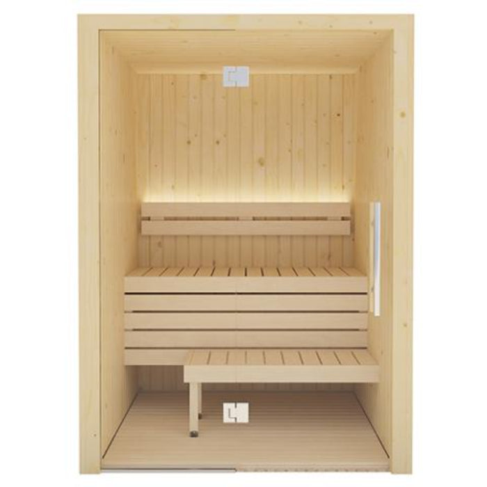 SaunaLife Model X2 Indoor Sauna DIY Kit w/LED Light System, XPERIENCE Series (1-2 Person)