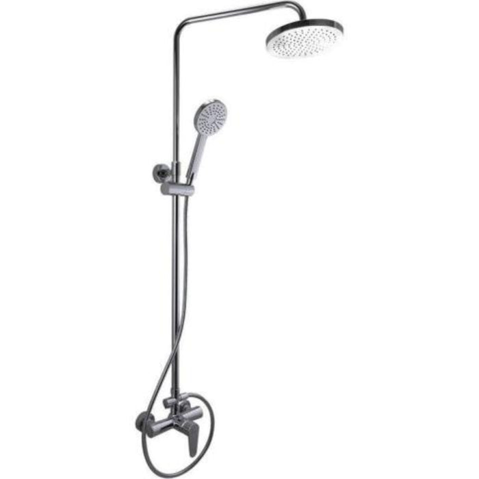 SaunaLife, Rain-Series Outdoor Barrel Shower Kit 53"Wx90"H