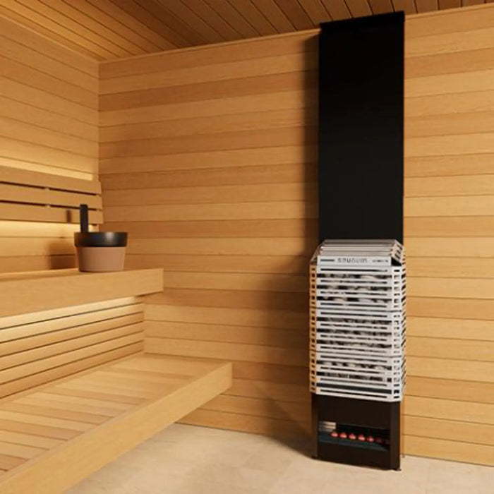 Saunum AIR 7 Sauna Heater Air Series, 6.4kW Sauna Heater w/Climate Equalizer, AirIQ Wi-Fi Controller and Stones